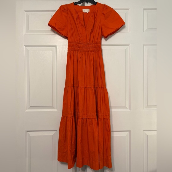 Anthropologie Dresses & Skirts - Anthropologie The Somerset Orange Maxi Dress